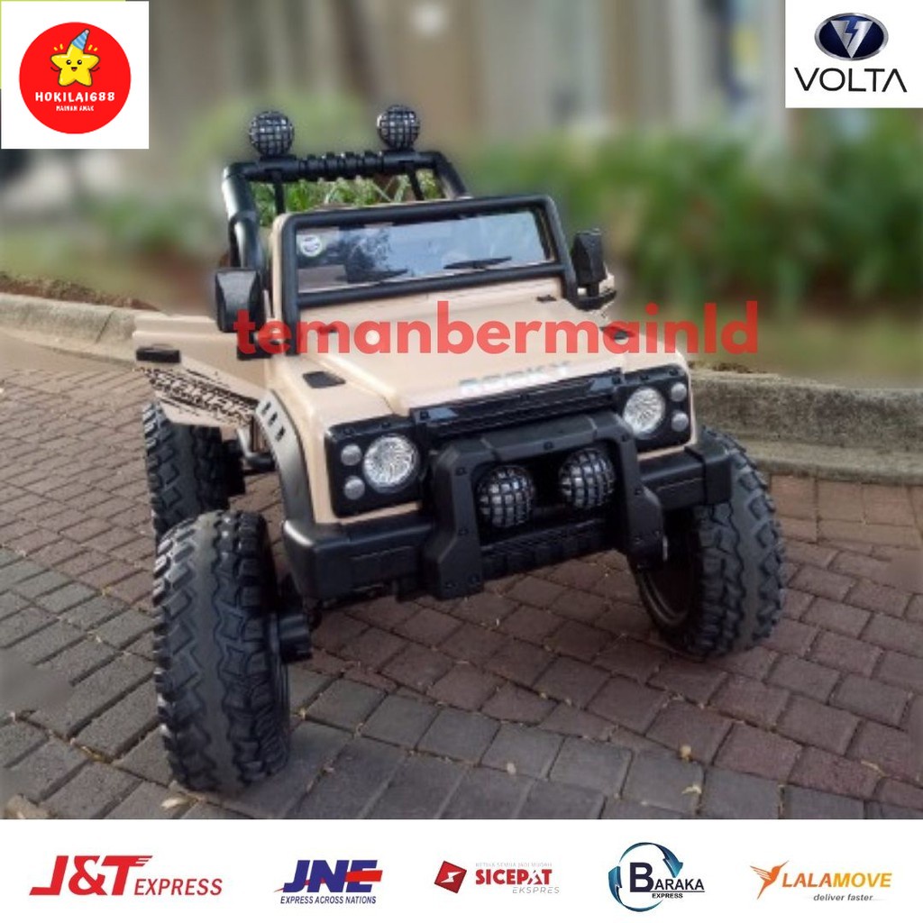 Maenan Mobil-Mobilan Aki Anak Rocky Volta 5008 Monster Sahara-Mainan Anak