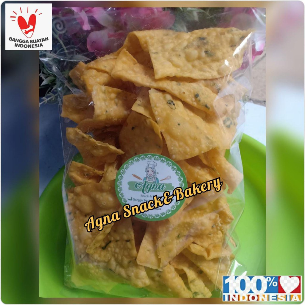 

Keripik bawang pangsit Wonogiri plastik 250gr