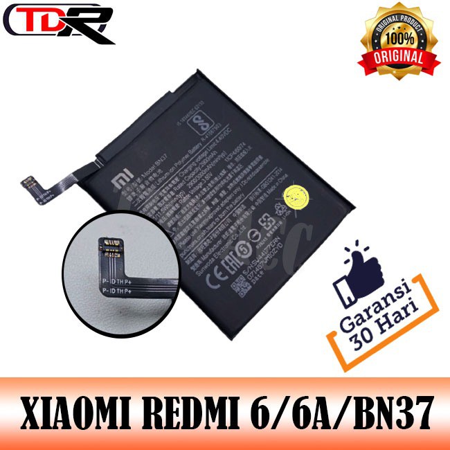 BATRE BATERAI XIAOMI BN37 REDMI 6A 6 ORIGINAL 100%