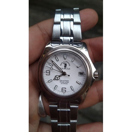 jam tangan hollywood polo club automatic second bekas original