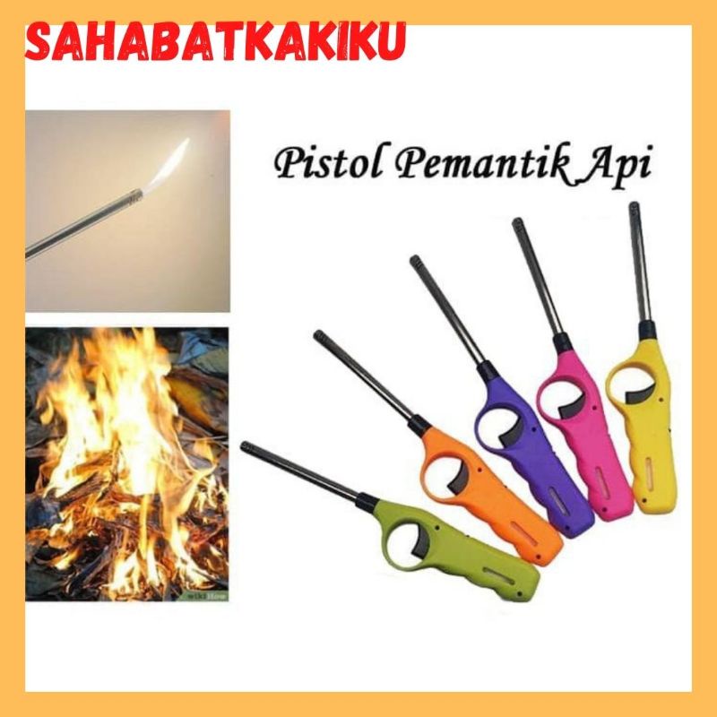 Pemantik Api / Korek Gas Lipat / Korek Api Panjang / Korek Pemantik Kompor Gas