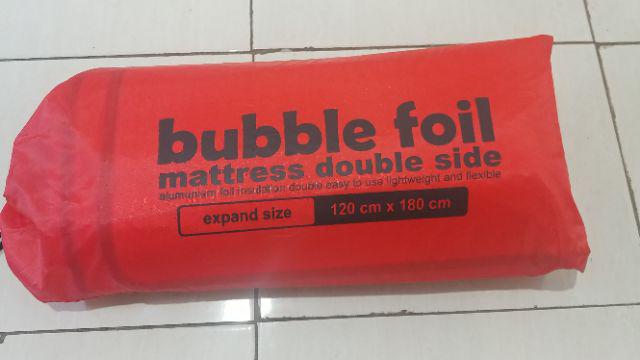 Matras Aluminum Foil Double Side Matras Camping Hiking Outdoor
