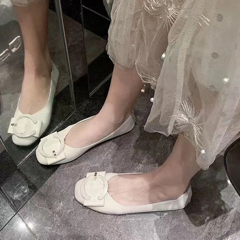 Sepatu Wanita Import Korean Flat Shoes Cewek Nyaman Dipakai Ringan