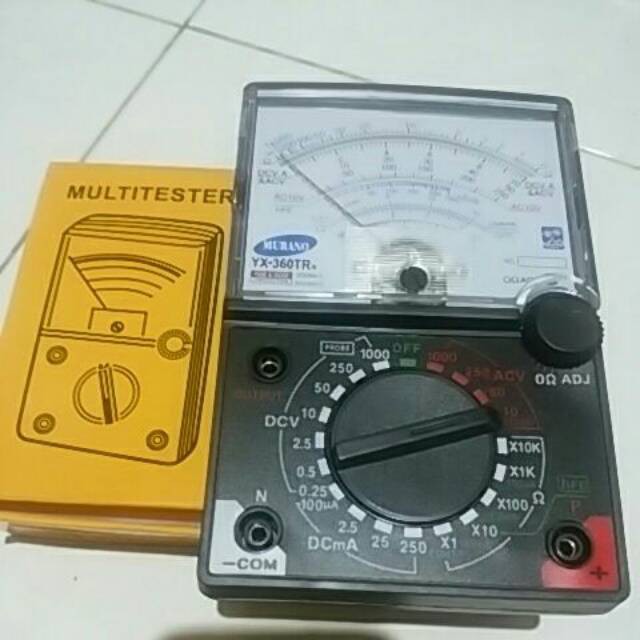 Multimeter Listrik Analog Multitester 360 TRN Pengukur Tegangan ampere