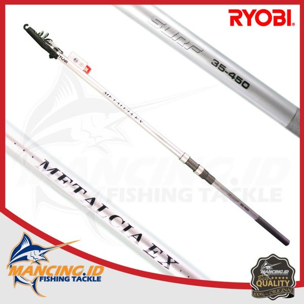 Ryobi METALCIA EX Surf Rod Fuji Guide Joran Telescopic
