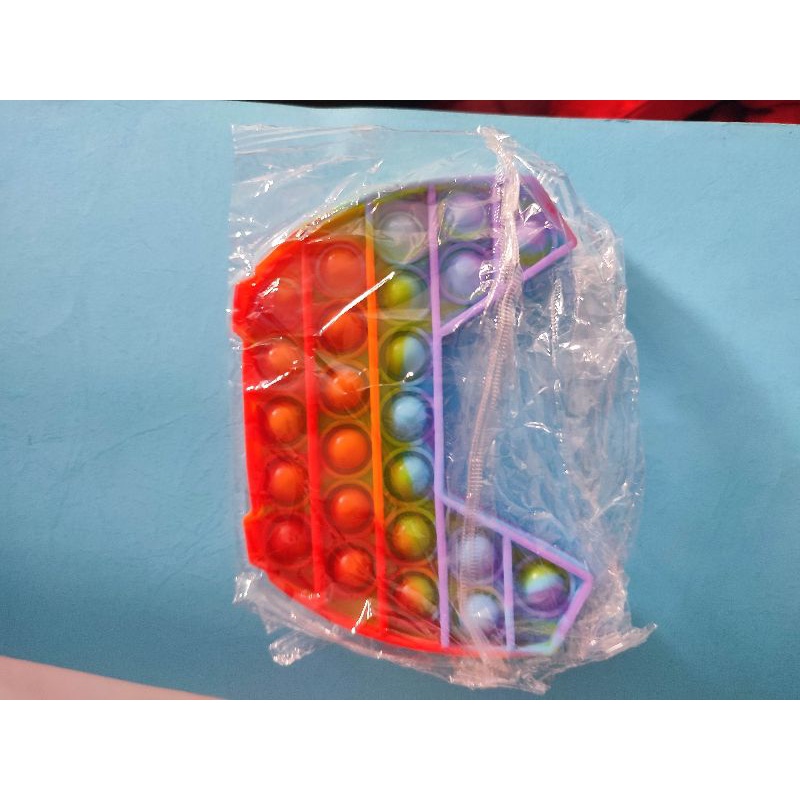 《READY STOCK 50+ JENIS》 Mainan Anak Pop it Fidget Unicorn Rainbow Versi 1-8