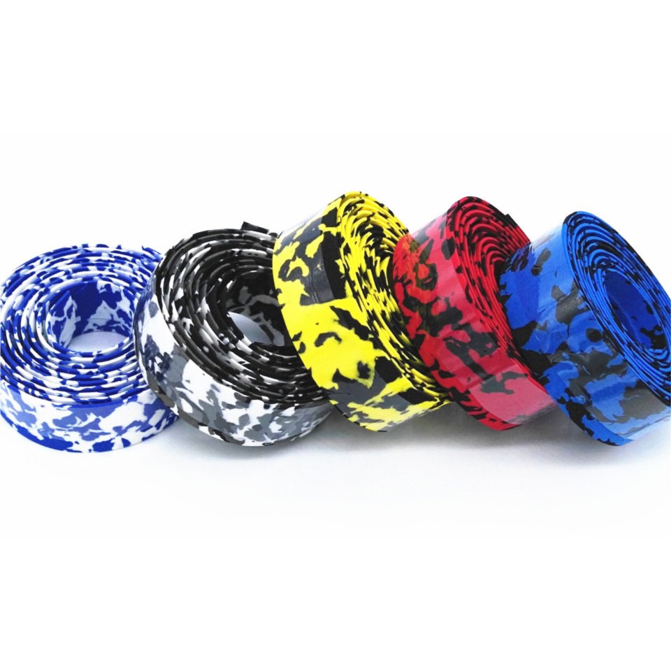 Handlebar Tape Sepeda 2M x 30MM 2 PCS - GH-081H - Black White