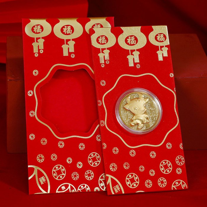 

Angpao Emas 2021 Shio Kerbau Model A / Angpao Berlapis Emas Au999 018