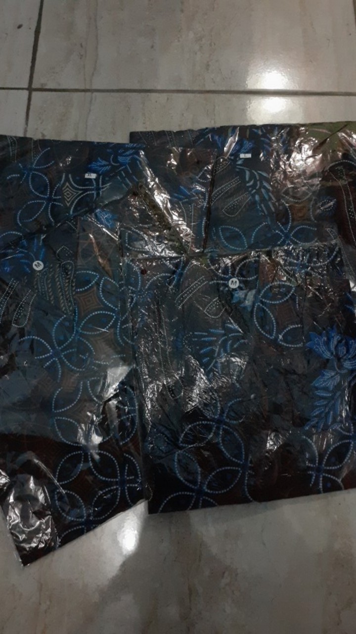 Hem Anak Dan Ayah  Batik Pria Seragam