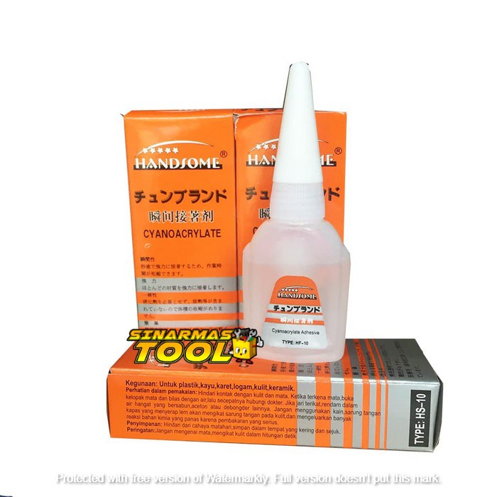 

Lem Cyanoacrylate Handsome /N bond