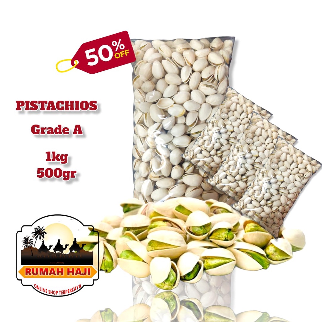 

kacang pistachios 500gr/ pistacios/kacang fustuk /kacang arab