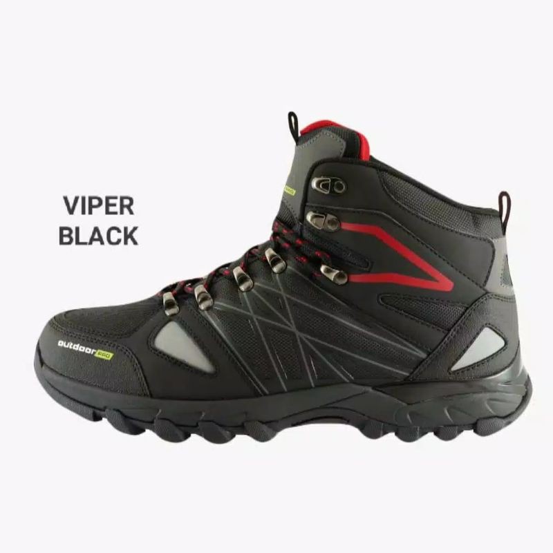 Sepatu OUTDOOR PRO Series Viper Warna Hitam,Sepatu Hiking