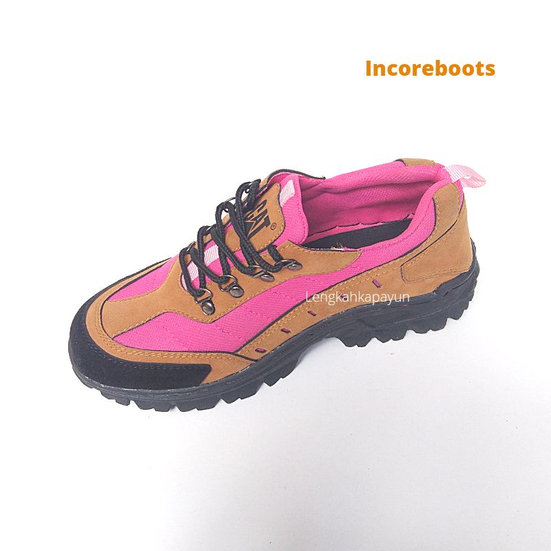 Safety Shoes 36-40 Tan Sepatu Boots Wanita Ujung Besi