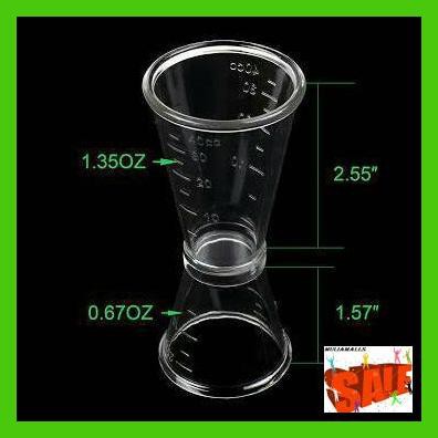 

NASIKUL- JIGGER MEASUREMENT 20/40ML #ACRYLIC #HIGHGRADE -ASLII.