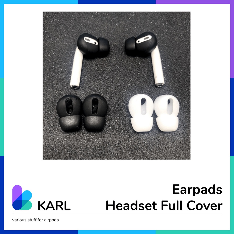 Earcaps Earpads For Headset Airpods Wireless Bluetooth Full Cover