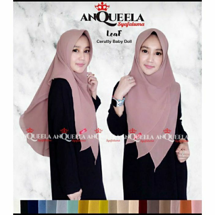 (Bisa COD) Leaf Khimar Cerutty Anqueela Syafaluma-3