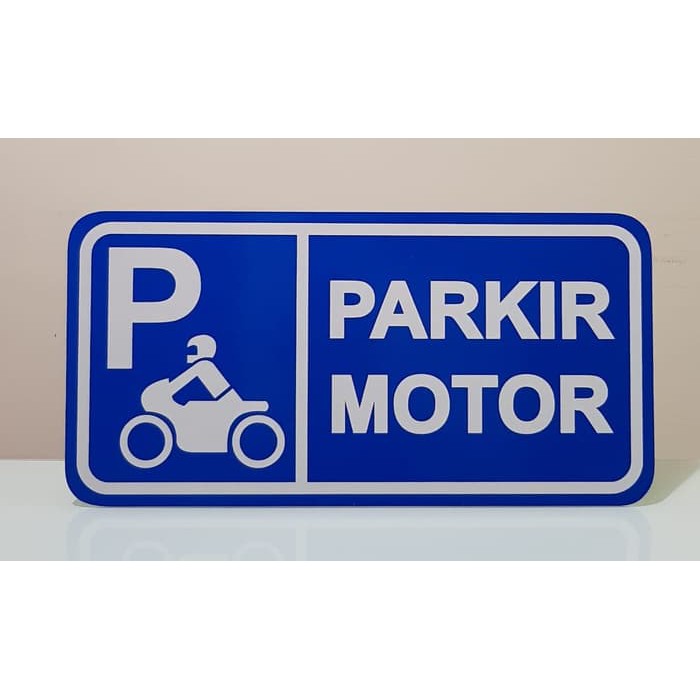 Jual RAMBU PLANG PARKIR MOTOR Plat Aluminium 50 x 25 cm | Shopee Indonesia