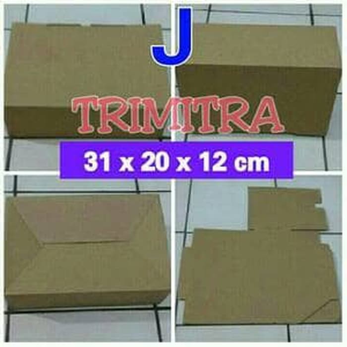 

KARDUS POLOS TIPE J " LEA " 31 x 20 x 12 CM