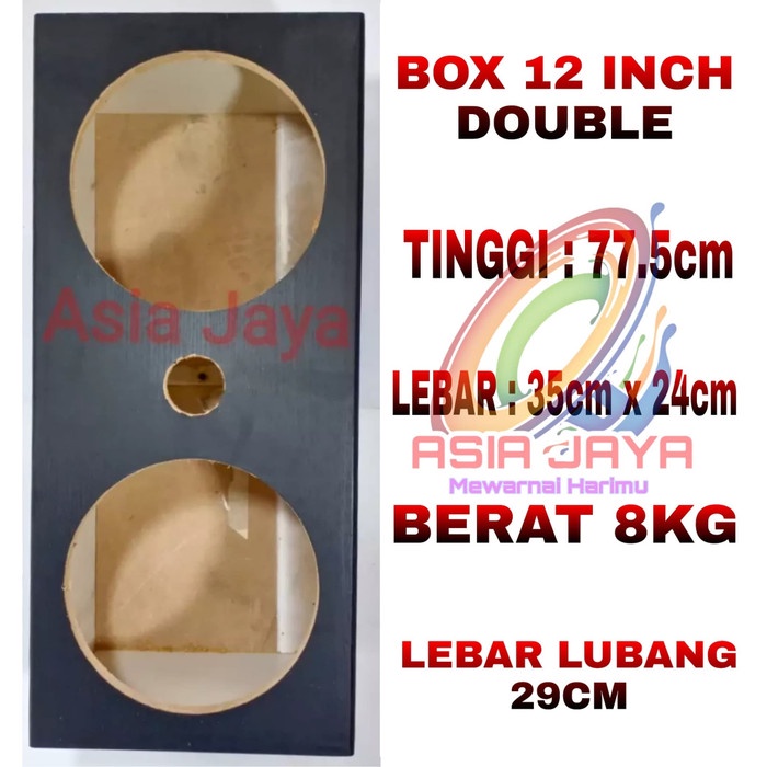 Box Speaker 12 Inch Double