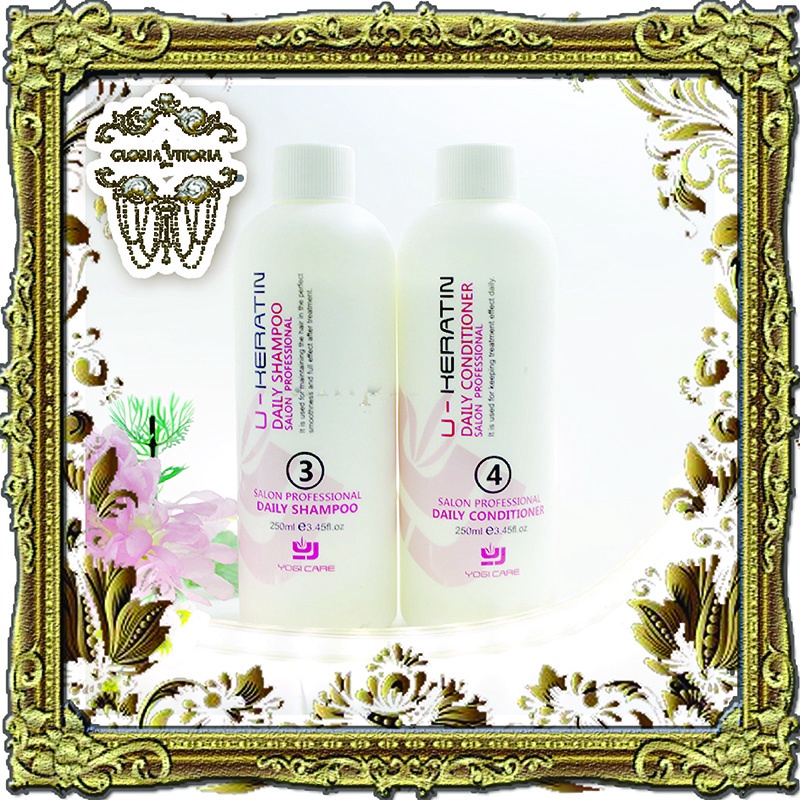 :: PROMO LGVS 2022 :: Pelurus Rambut - Perawatan Rambut Rusak - U-KERATIN Brazilian Keratin Treatmen