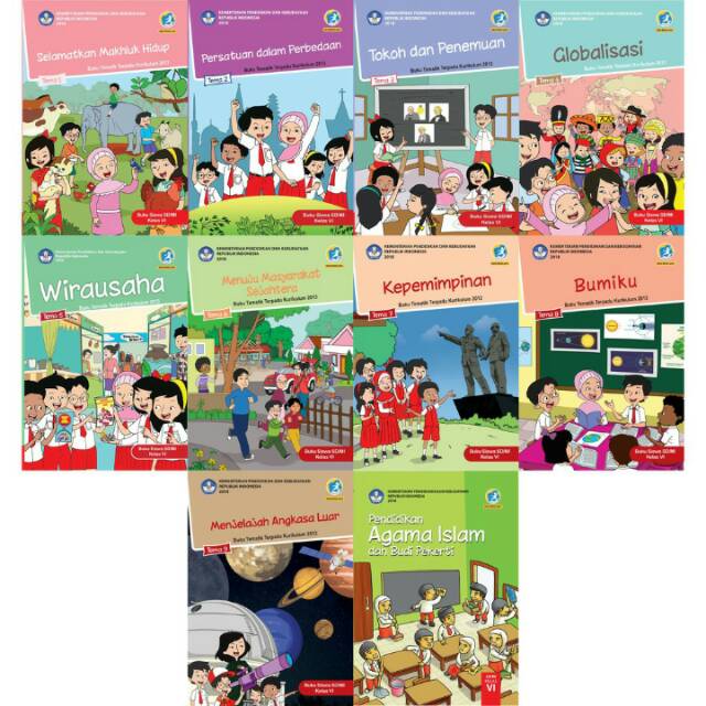 BUKU SISWA TEMA 1 - 9 & PAI KELAS 6 SD/MI KEMENDIKBUD
