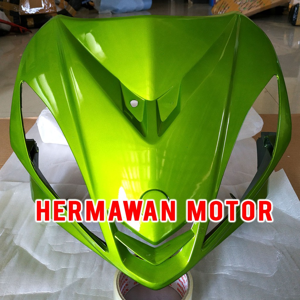 Yamaha Jupiter mx-Tameng depan Yamaha Jupiter mx lama warna hijau