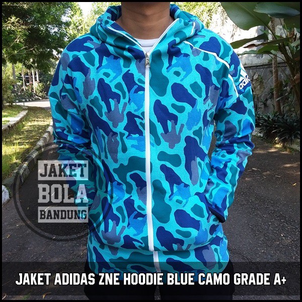 blue camo adidas hoodie