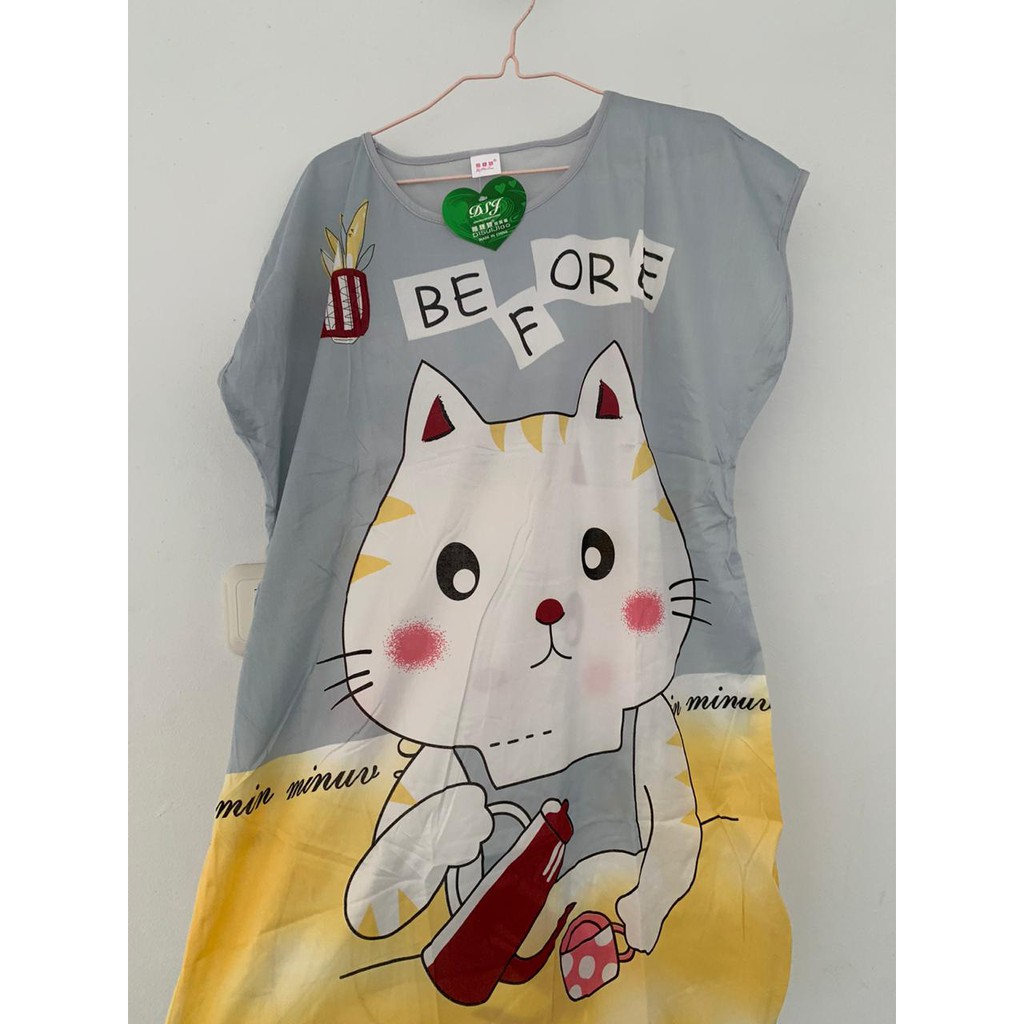 Gobra ♕ PW061 Part 2 Baju Tidur Wanita Piyama Motif Kartun Lucu Pakaian Wanita Daster Variasi Import-No 34