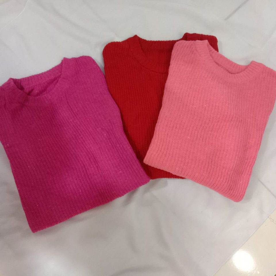 ROUNDHAND SWEATER RAJUT /ROUNDHAND SWEATER RAJUT COMBY/POLOS