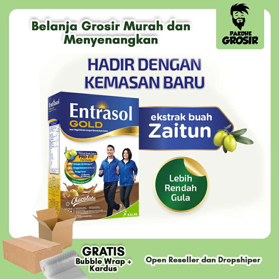 

Entrasol Gold Coklat 350 gram / Susu Entrasol Gold