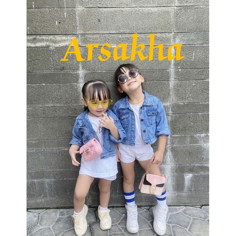 JAKET JEANS ANAK COWOK CEWEK USIA 2-8 TAHUN JAKET DENIM ANAK LAKI LAKI PEREMPUAN