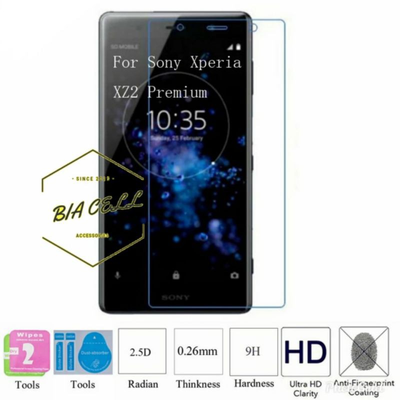 TEMPERGLAS SONY  XZ2 PREMIUM