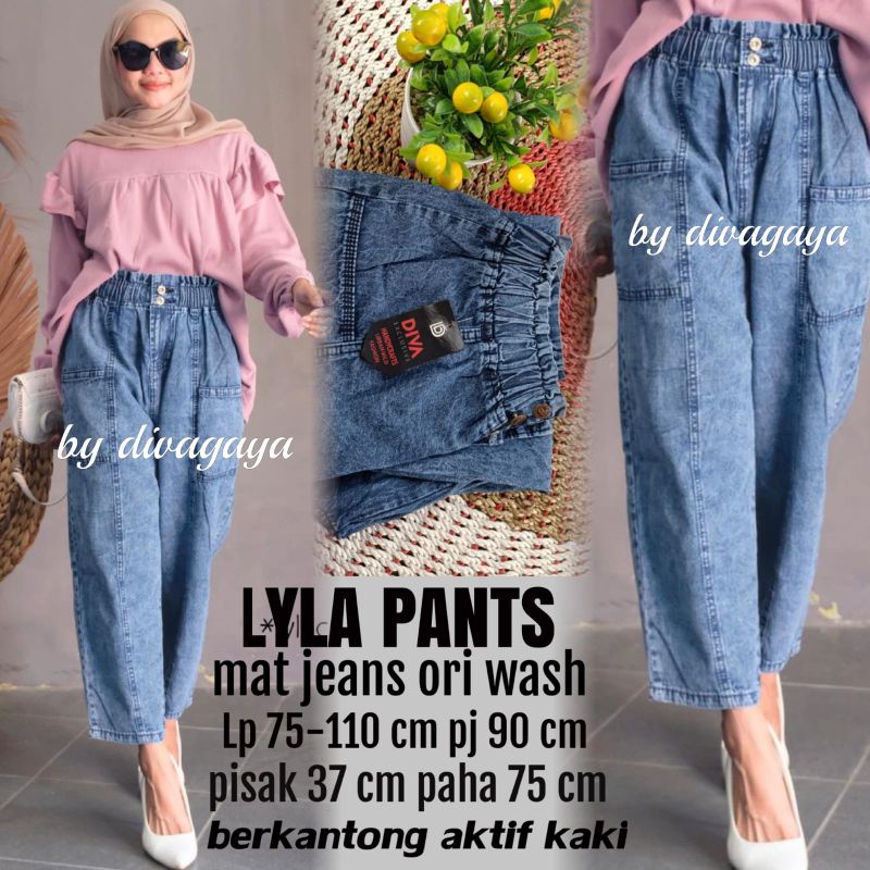 KULOT LYLA JEANS WASH TERBARU