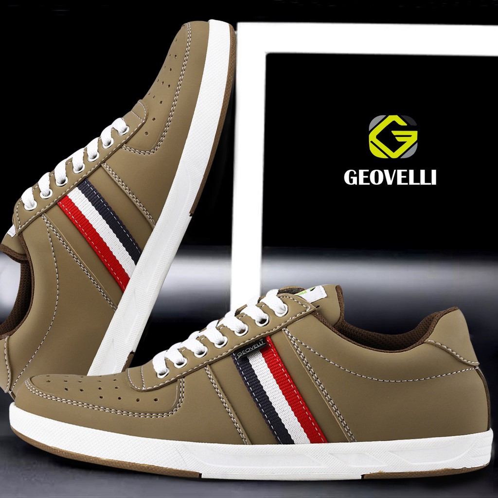 Sepatu Pria Geovelli Clover Spring 2021 New Mocca Retro Old Shoes Sepatu Pria Sepatu Kasual GVL3100