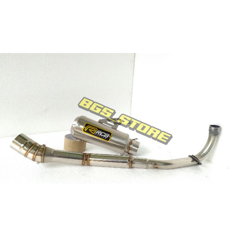 Knalpot RCB buat Supra X 125 . Supra fit . karisma . Blade . Revo dll