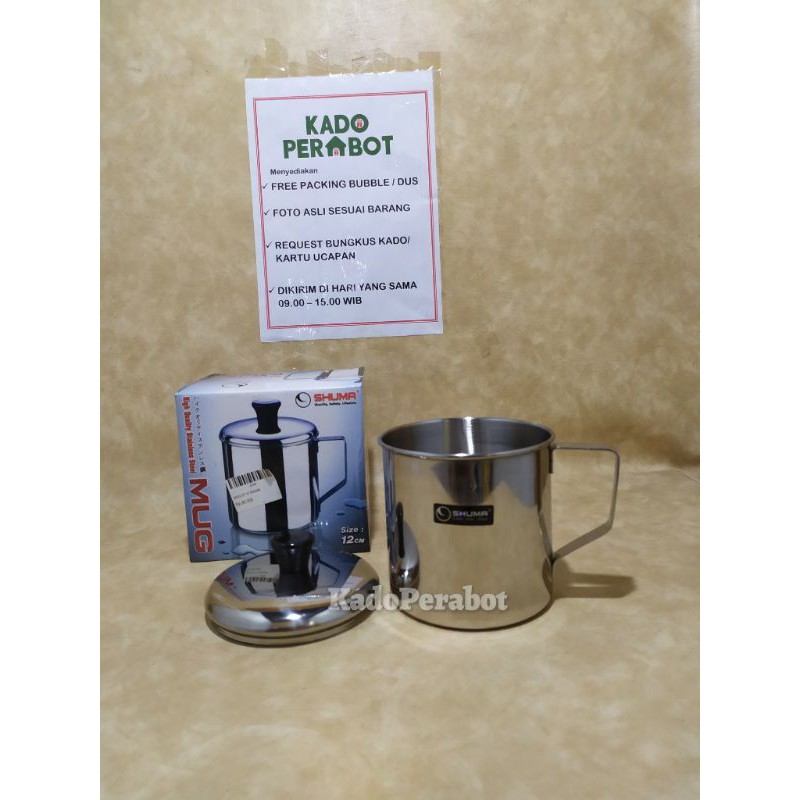 Mug St 12cm Shuma - cuntang kopi- gelas kopi stainless