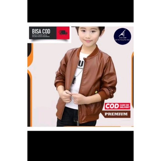 JAKET KULIT ANAK SINTETIS MODEL RAMONES TERBARU KUALITAS PREMIUM