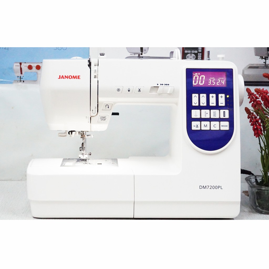 mesin jahit portable merk Janome type DM7200PL - biru tua