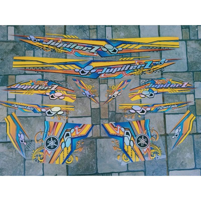 Striping Jupiter Z burhan Transparan Hologram Variasi