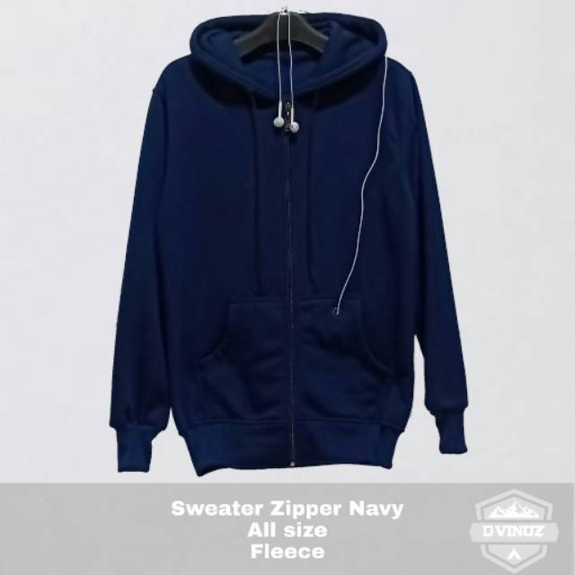 fleece zipper hoodie