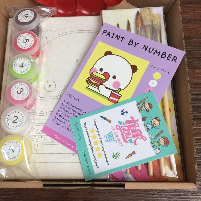 

BISA COD ✔️DIY PAINT BY NUMBER / MELUKIS KANVAS 20X20 SUGAR|KD5