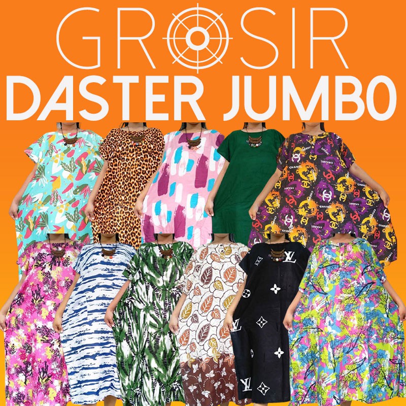 DASTER JUMBO GROSIR DASTER MURAH BAJU TIDUR BAJU DASTER PAYUNG DASTER KATUN DASTER BUSUI FRIENDLY