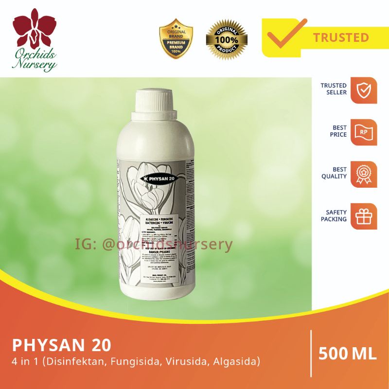 Physan 20™ 4in1 BAKTERISIDA-VIRUSIDA-ALGASIDA-FUNGISIDA IMPORT USA - 500ml