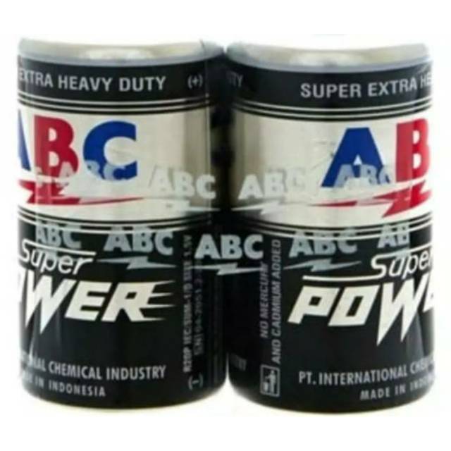 Baterai ABC Super Power size D LR20