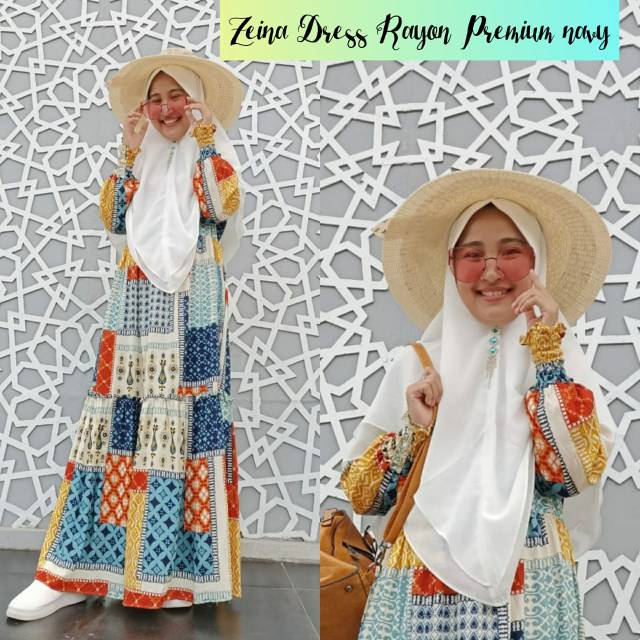 Dress Rayon Premium Motip Zeina