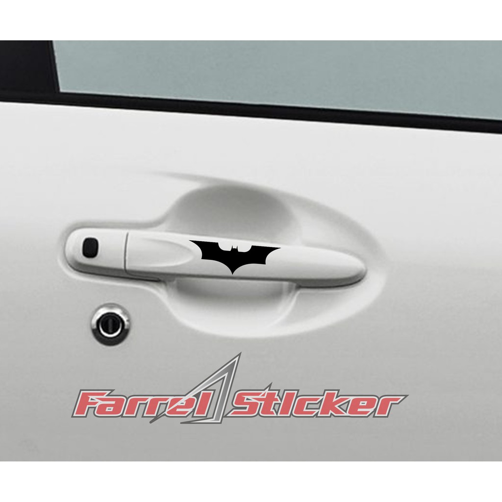 stiker Sticker Handle Pintu Mobil Batman