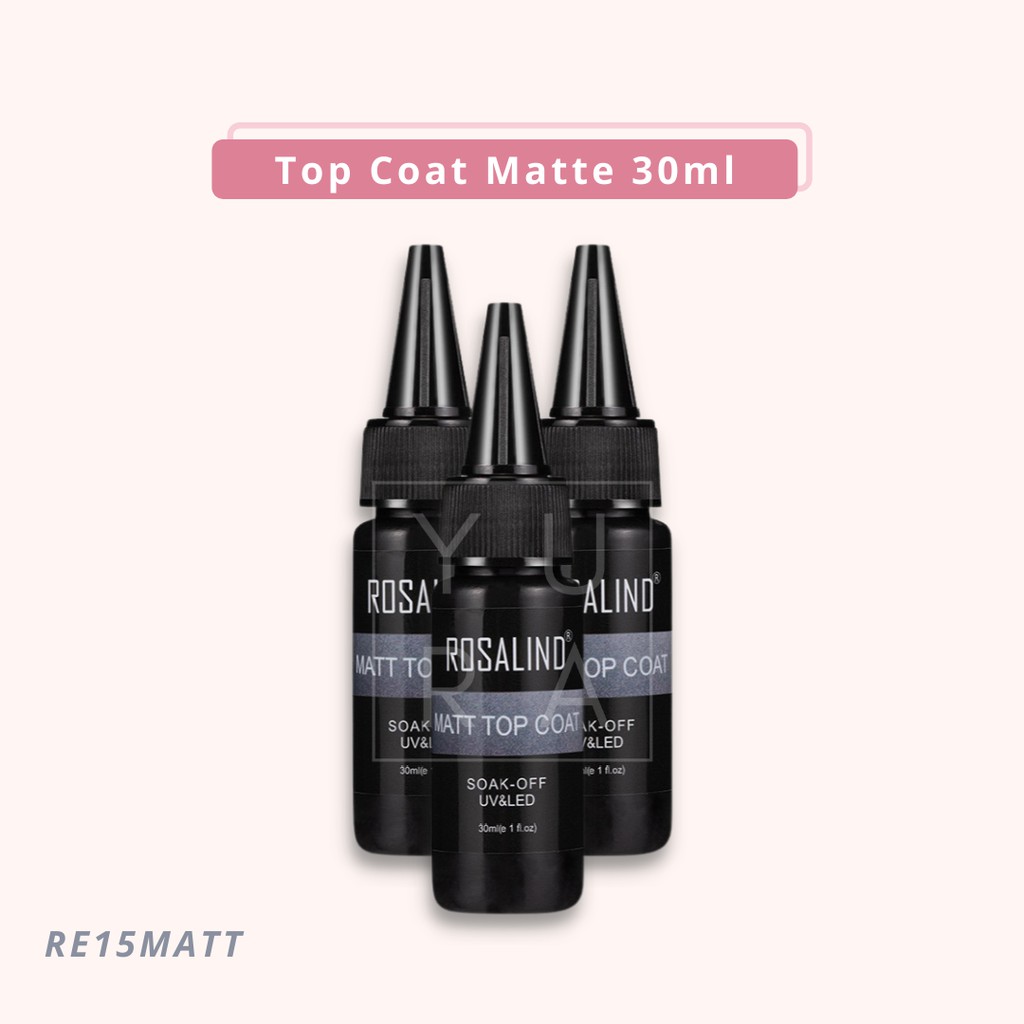 Rosalind Top Coat Matte Gel UV Nail Gel