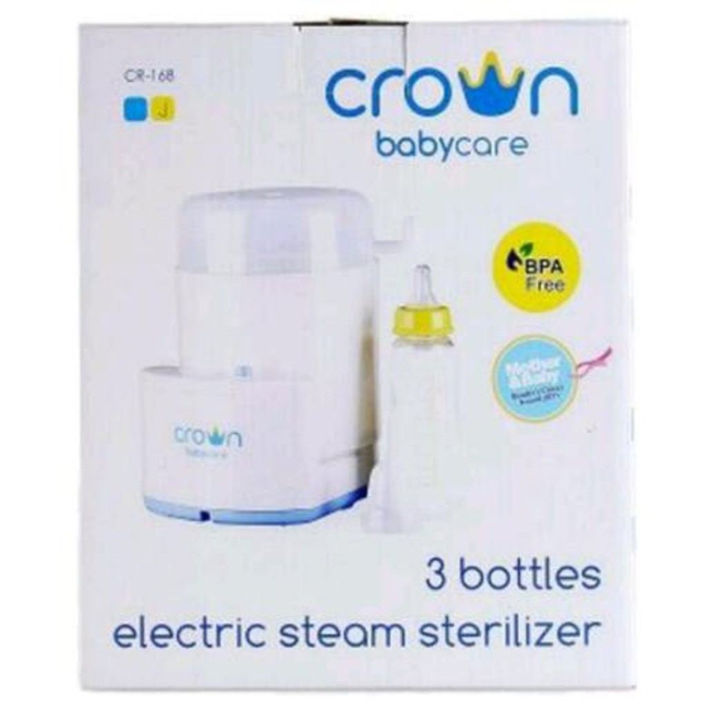 Crown Baby 3 Alat Sterilizer Botol - Tempat Steril Botol Isi 3