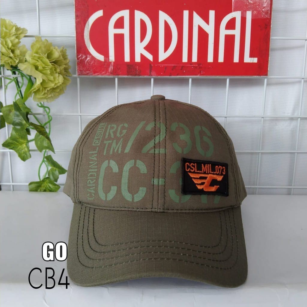 gos CB CARDINAL TOPI CASUAL 100 % Original Topi Cowok Baseball Keren