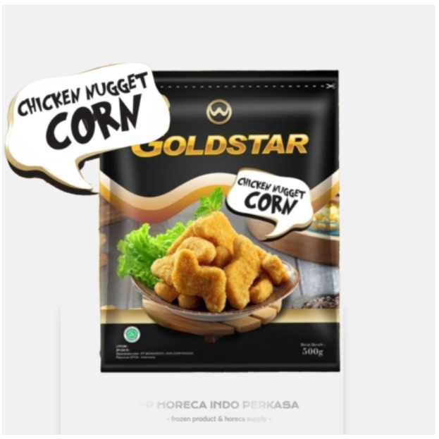 

Goldstar Chicken Nugget Corn 500 gram